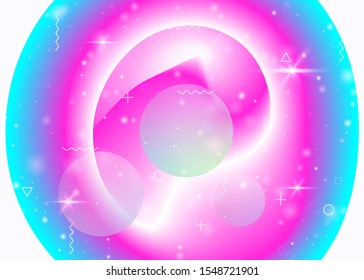 Fluid dynamic background with vibrant rainbow gradients. Dynamic hologram. Holographic cosmos. Design layout for cover, flyer and web app. Neon fluid dynamic.