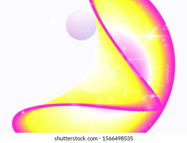 Fluid dynamic background with vibrant rainbow gradients. Dynamic hologram. Holographic cosmos. Graphic template for banner, placard and flyer. Multicolor fluid dynamic.