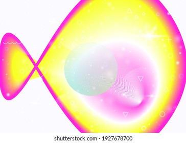 Fluid dynamic background with vibrant rainbow gradients. Dynamic hologram. Holographic cosmos. Design template for brochure, mobile interface and annual report. Mystical fluid dynamic.