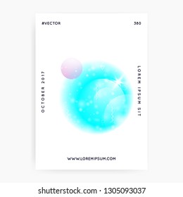 Fluid dynamic. Futuristic background. Geometric composition. Molecular layered hologram. Soft poster. Modern holographic gradient, blur, mesh, blend. Fluid dynamic with shapes and elements.