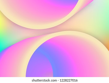 Fluid dynamic. Geometric wallpaper, certificate layout. Vivid gradient mesh. Holographic 3d backdrop with modern trendy blend. Fluid dynamic background with liquid shapes and elements.
