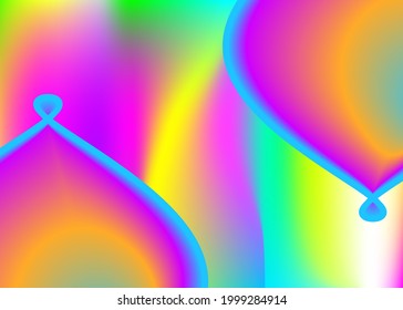 Fluid dynamic. Holographic 3d backdrop with modern trendy blend. Minimalist report, poster design. Vivid gradient mesh. Fluid dynamic background with liquid shapes and elements.