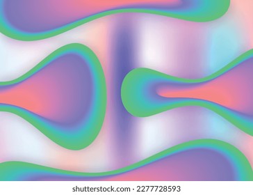 Dinámica fluida. Fondo holográfico en 3d con moderna combinación de moda. Informe mínimo, diseño de banners. Malla gradiente vívida. Fondo dinámico fluido con formas y elementos líquidos.