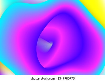 Fluid dynamic. Molecular certificate, banner frame. Vivid gradient mesh. Holographic 3d backdrop with modern trendy blend. Fluid dynamic background with liquid shapes and elements.