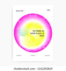 Fluid dynamic. Pearlescent composition. Futuristic background. Digital layered hologram. Soft poster. Modern holographic gradient, blur, mesh, blend. Fluid dynamic with shapes and elements.