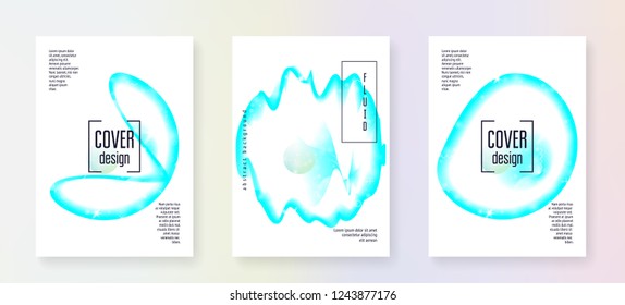 Fluid dynamic. Psychedelic composition. Trendy layered hologram. Soft invitation. Modern holographic gradient, blur, mesh, blend. Futuristic background. Fluid dynamic with shapes and elements.