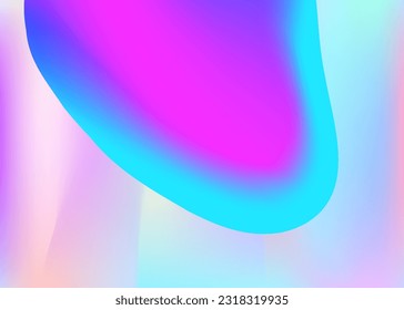Fluid dynamic. Psychedelic invitation, book layout. Holographic 3d backdrop with modern trendy blend. Vivid gradient mesh. Fluid dynamic background with liquid shapes and elements.