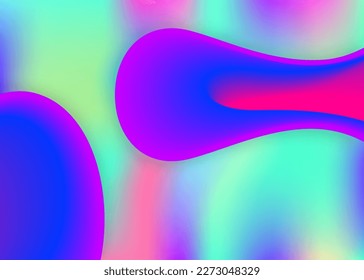 Fluid dynamic. Rainbow certificate, magazine frame. Holographic 3d backdrop with modern trendy blend. Vivid gradient mesh. Fluid dynamic background with liquid shapes and elements.