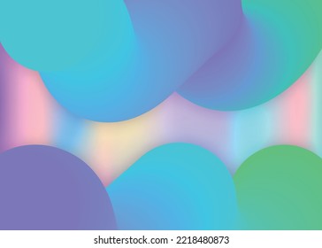 Fluid dynamic. Rainbow certificate, report layout. Vivid gradient mesh. Holographic 3d backdrop with modern trendy blend. Fluid dynamic background with liquid shapes and elements.