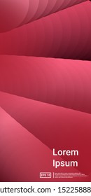 Fluid Dynamic Shape. Magenta, Burgundy, Creative Template Minimal Dynamic Web Applications. Mobile Vertical Flyer. Vector Template Design.
 Technology, Futuristic, Screen Banner.
