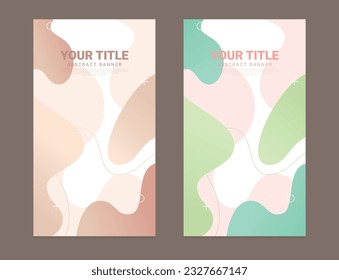 Fluid dynamic style with pastel color background vector