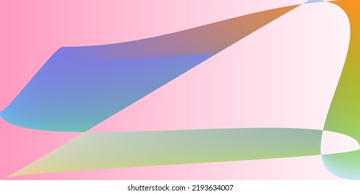 Fluid Dynamic Technology Pink Original Background. Smooth Psychedelic Digital Pastel Smooth Surface. Color Neon Shape Layers Illustration. Rainbow Modern Minimal Futuristic Multicolor Gradient Mesh.
