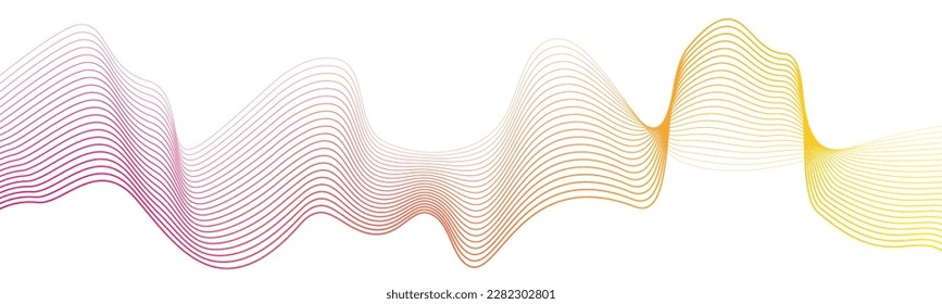 Fluid dynamic trendy lines template. Web design background. Creative graphic elements. Trendy gradient background. Minimal geometric cover. 3d futuristic concept. Vector digital graphic.