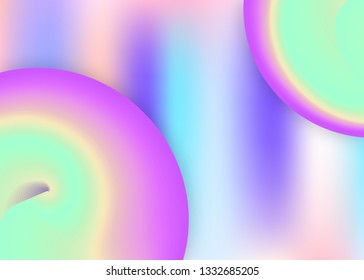 Fluid dynamic. Vivid gradient mesh. Business cover, poster design. Holographic 3d backdrop with modern trendy blend. Fluid dynamic background with liquid shapes and elements.