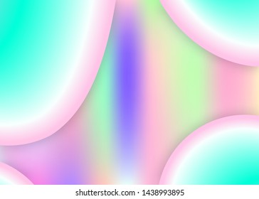 Fluid dynamic. Vivid gradient mesh. Holographic 3d backdrop with modern trendy blend. Bright certificate, banner template. Fluid dynamic background with liquid shapes and elements.