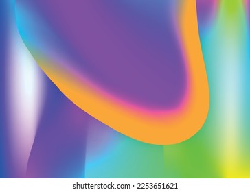 Fluid dynamic. Vivid gradient mesh. Cool magazine, certificate layout. Holographic 3d backdrop with modern trendy blend. Fluid dynamic background with liquid shapes and elements.