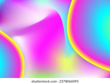 Fluid dynamic. Vivid gradient mesh. Cool certificate, flyer frame. Holographic 3d backdrop with modern trendy blend. Fluid dynamic background with liquid shapes and elements.