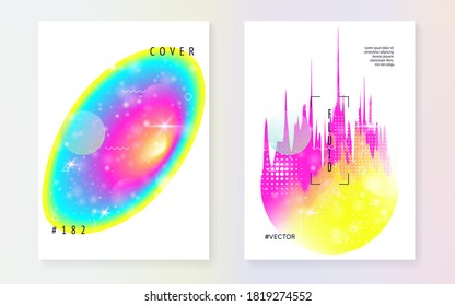 Fluid dynamic. Wavy frame. Futuristic background. Modern holographic gradient, blur, mesh, blend. Bright layered hologram. Soft flyer. Fluid dynamic with shapes and elements.