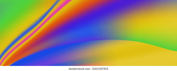 Fluid flow background. Fluid wave pattern. Summer poster. Colorful gradient. Abstract cover. Liquid wave. Vibrant color.