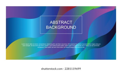 Fluid flow background. Fluid wave pattern. Summer poster. Colorful gradient. Abstract cover. Liquid wave. Vibrant color.