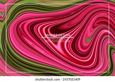 Fluid flow color geometric abstract dynamic design