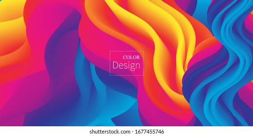 Fluid Flow. Ink Splash. Liquid Color. Fluid Shape. Abstract Flow. Vibrant Color. Trendy Poster. Colorful Gradient. Ink In Water. 3d Wave. Fluid Colors. Liquid Shape. Flow Wave.