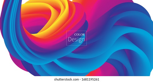 Fluid Flow. Ink Splash. Liquid Color. Fluid Shape. Abstract Flow. Vibrant Color. Trendy Poster. Colorful Gradient. Ink In Water. 3d Wave. Fluid Colors. Liquid Shape. Flow Wave.