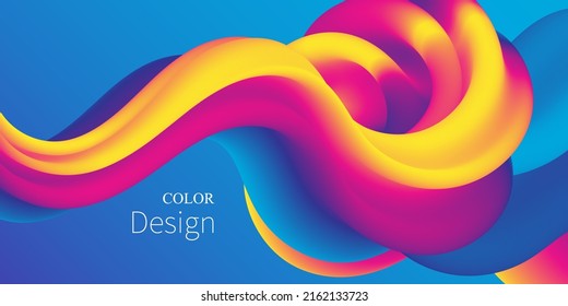 Fluid Flow. Ink Splash. Liquid Color. Fluid Shape. Abstract Flow. Vibrant Color. Trendy Poster. Colorful Gradient. Ink In Water. 3d Wave. Fluid Colors. Liquid Shape. Flow Wave.