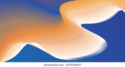 Fluid Flow. Ink Splash. Liquid Color. Fluid Shape. Abstract Flow. Vibrant Color. Trendy Poster. Colorful Gradient. Ink In Water. 3d Wave.