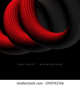Fluid flow wave abstract. Futuristic composition. Liquid shapes. 