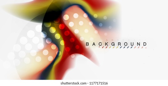 Fondo abstracto de onda fluida, diseño de tecnología vectorial