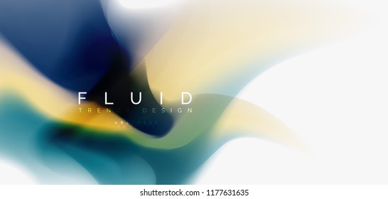 Fondo abstracto de onda fluida, diseño de tecnología vectorial