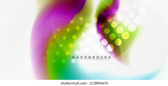 Fondo abstracto de onda fluida, diseño de tecnología vectorial