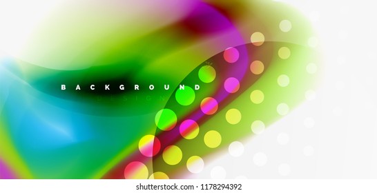 Fondo abstracto de onda fluida, diseño de tecnología vectorial