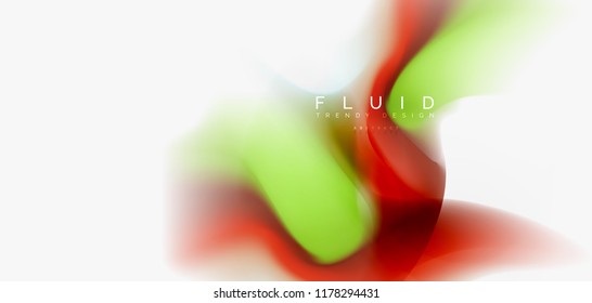 Fondo abstracto de onda fluida, diseño de tecnología vectorial