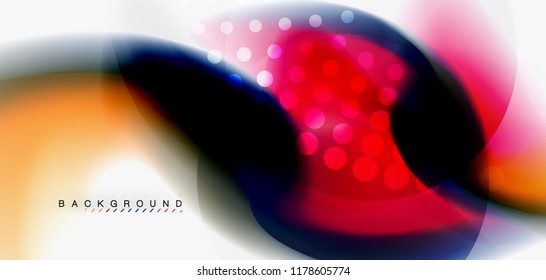 Fondo abstracto de onda fluida, diseño de tecnología vectorial