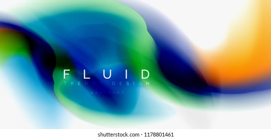 Fondo abstracto de onda fluida, diseño de tecnología vectorial