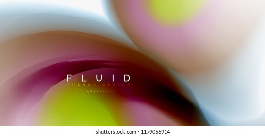 Fundo abstrato da onda fluida fluida, projeto do tecno do vetor