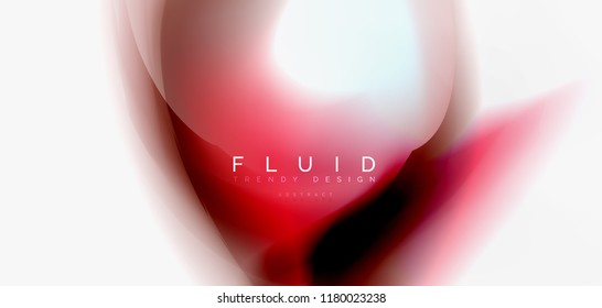 Fondo abstracto de onda fluida, diseño de tecnología vectorial