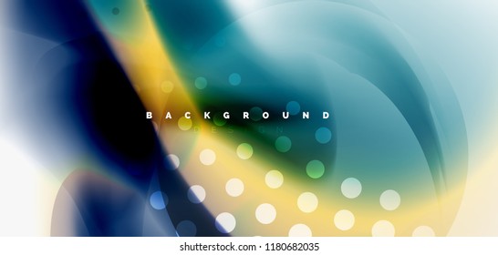 Fondo abstracto de onda fluida, diseño de tecnología vectorial