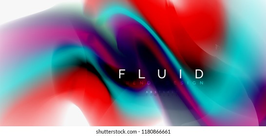 Fondo abstracto de onda fluida, diseño de tecnología vectorial