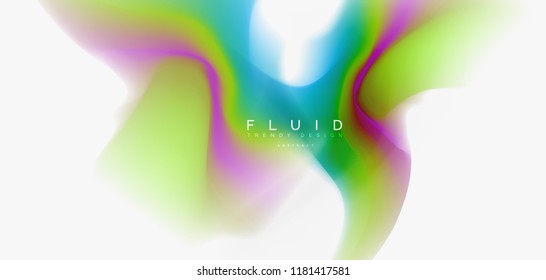 Fundo abstrato da onda fluida fluida, projeto do tecno do vetor