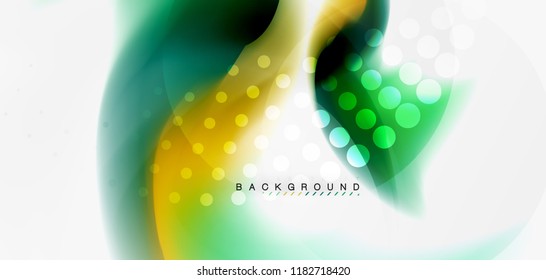 Abstrakter Hintergrund der Fließwelle, Vektorgrafik-Design