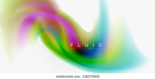 Fondo abstracto de onda fluida, diseño de tecnología vectorial