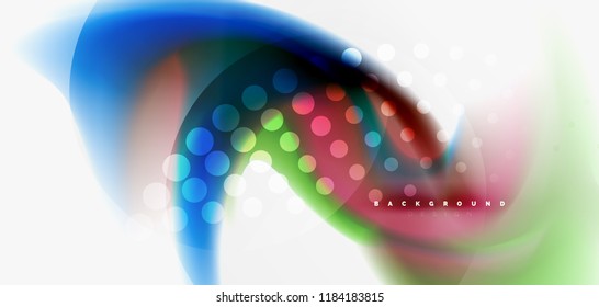 Fondo abstracto de onda fluida, diseño de tecnología vectorial