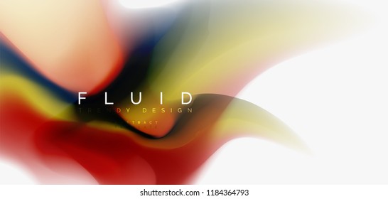 Fondo abstracto de onda fluida, diseño de tecnología vectorial