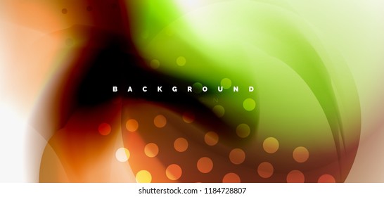 Abstrakter Hintergrund der Fließwelle, Vektorgrafik-Design