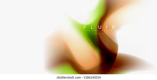 Fondo abstracto de onda fluida, diseño de tecnología vectorial