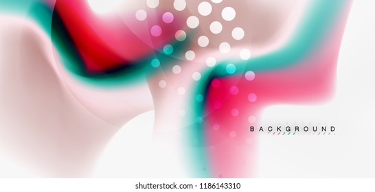 Fondo abstracto de onda fluida, diseño de tecnología vectorial