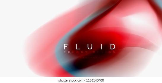 Fondo abstracto de onda fluida, diseño de tecnología vectorial